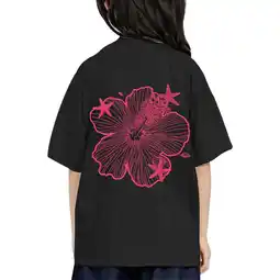 Walmart ZPWKLM ZPWKLM Casual Shirt For Child Cartoon Printed Round Neck Short Sleeved Clothing For size 3-4T offer
