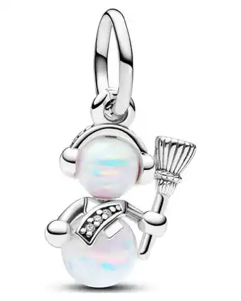 Walmart Pandora Opalescent Snowman Dangle Charm offer