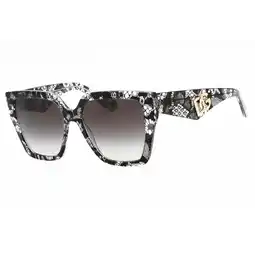 Walmart Dolce & Gabbana 0DG4438 32878G Women's Pattern Black Sunglasses offer