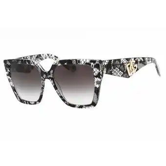 Walmart Dolce & Gabbana 0DG4438 32878G Women's Pattern Black Sunglasses offer