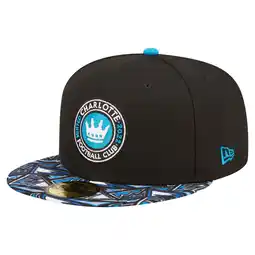 Walmart Men's New Era Black Charlotte FC Element Tech Pack 59FIFTY Fitted Hat offer