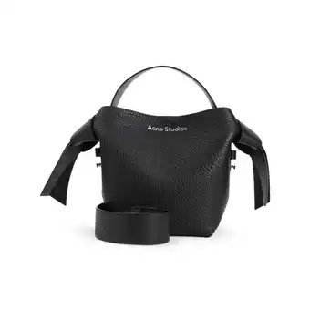 Walmart Acne Studios Men's Spacious Grained Leather Handbag Black offer
