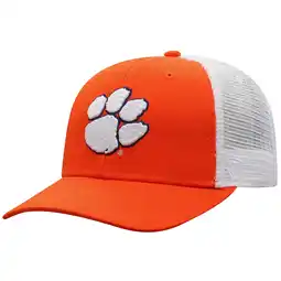 Walmart Men's Top of the World Orange/White Clemson Tigers Trucker Snapback Hat offer