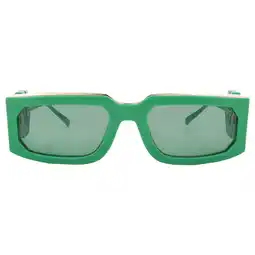 Walmart Philipp Plein Green Rectangular Ladies Sunglasses SPP119M 0859 58 offer