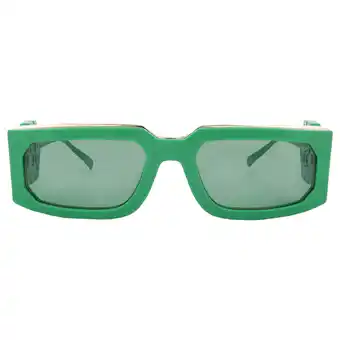 Walmart Philipp Plein Green Rectangular Ladies Sunglasses SPP119M 0859 58 offer