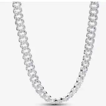 Walmart Pandora Pav Cuban Chain Necklace offer