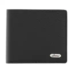 Walmart Brioni Men's Brioni Black Leather Wallet Black offer