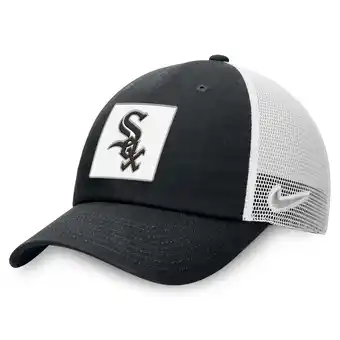 Walmart Men's Nike Black Chicago White Sox Rise Adjustable Trucker Hat offer