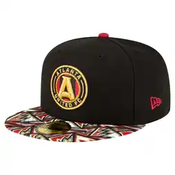 Walmart Men's New Era Black Atlanta United FC Element Tech Pack 59FIFTY Fitted Hat offer