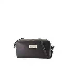 Walmart Mm6 By Maison Margiela Men's Numeric Soft Crossbody - Leather - Black Black offer