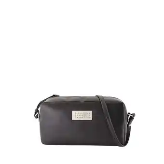 Walmart Mm6 By Maison Margiela Men's Numeric Soft Crossbody - Leather - Black Black offer