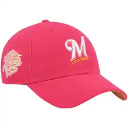 Walmart Men's '47 Magenta Milwaukee Brewers 2002 MLB All-Star Game Mango Undervisor MVP Snapback Hat offer