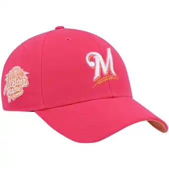 Walmart Men's '47 Magenta Milwaukee Brewers 2002 MLB All-Star Game Mango Undervisor MVP Snapback Hat offer