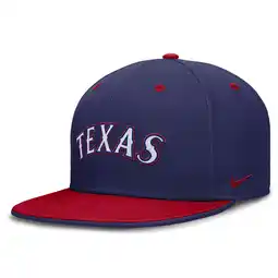 Walmart Men's Nike Blue/Red Texas Rangers True Primetime Two-Tone Performance Fitted Hat offer