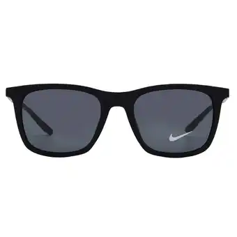 Walmart Nike NEO SQ Nike DV2375 Plastic Unisex Square Sunglasses Matte Black 54mm Adult offer