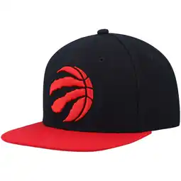 Walmart Men's Mitchell & Ness Black/Red Toronto Raptors Team Two-Tone 2.0 Snapback Hat offer