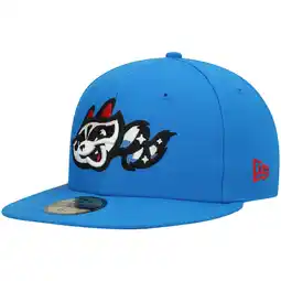 Walmart Men's New Era Royal Rocket City Trash Pandas Authentic Collection Team Home 59FIFTY Fitted Hat offer
