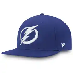 Walmart Men's Fanatics Blue Tampa Bay Lightning Core Fitted Hat offer
