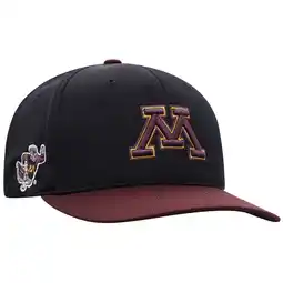 Walmart Men's-Top of the World Black Minnesota Golden Gophers Reflex Fitted Hat offer