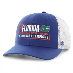Walmart Men's '47 Royal Florida Gators 2025 NCAA Men's Basketball National Champions Trucker Adjustable Hat offer