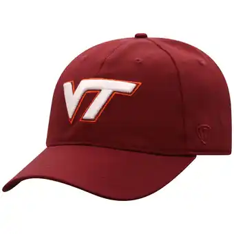 Walmart Men's-Top of the World Maroon Virginia Tech Hokies Victory Trainer Adjustable Hat offer
