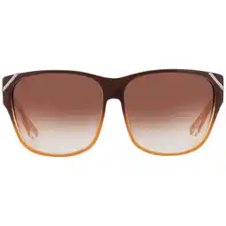 Walmart Yohji Yamamoto X Linda Farrow Brown Gradient Square Unisex Sunglasses YY15 PICK C3 offer