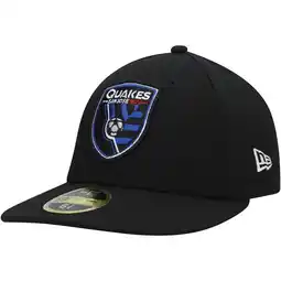 Walmart Men's New Era Black San Jose Earthquakes Primary Logo Low Profile 59FIFTY Fitted Hat offer