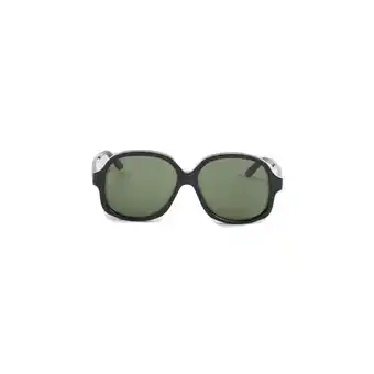 Walmart Valentino Women's Oversized Black Acetate Sunglasses Black offer
