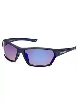 Walmart Harley-Davidson Men's Cool Blue Gradient Sunglasses, Matte Blue Plastic Frame, Harley Davidson offer