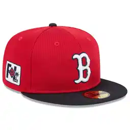 Walmart Men's New Era Red/Navy Boston Red Sox 2025 Spring Training 59FIFTY Fitted Hat offer
