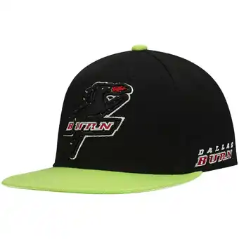 Walmart Men's Mitchell & Ness Black Dallas Burn Historic Logo Since '96 Two-Tone Snapback Hat offer