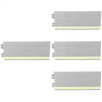 Walmart Raindrops 4pcs Plastic Threshold Ramp Robot Vacuum Cleaner Rise Threshold Ramp Threshold Angled Ramp offer