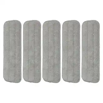 Walmart HOMEMAXS 5pcs Washable Microfiber Mop Pads Replacement Heads for Spray Mops offer