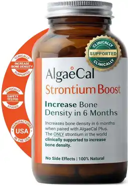 Walmart AlgaeCal - Strontium Boost, Clinically Supported To Increase Bone Density offer