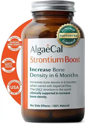 Walmart AlgaeCal - Strontium Boost, Clinically Supported To Increase Bone Density offer