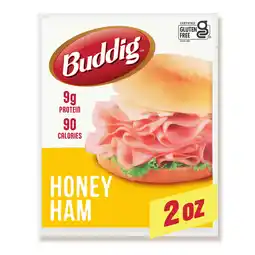 Walmart Carl Buddig Original Honey Ham Lunchmeat 2oz (56 gram) Plastic Pouch, 9 grams of Protein per Serving offer