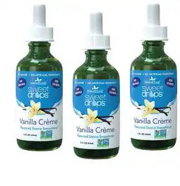 Walmart 3pk Sweetleaf Stevia Vanilla Creme 2oz bottles offer