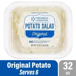 Walmart Freshness Guaranteed Original Potato Salad, Ready to Serve Family Tub, 32 oz (Refrigerated) offer