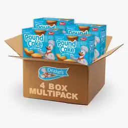 Walmart Drake's Pound Cake Mini Cake Bites, 20 Pouches (4 Boxes), 33.6 oz offer