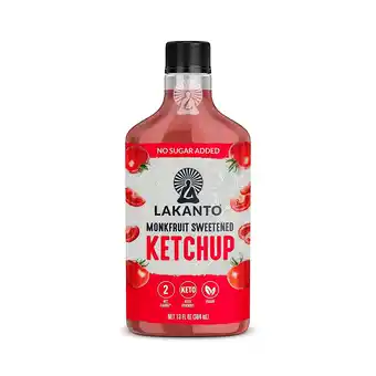 Walmart Lakanto Sugar-Free Ketchup, 13 FL OZ - Keto, Paleo, Vegan Friendly, Gluten-Free, Low Carb Sauce offer
