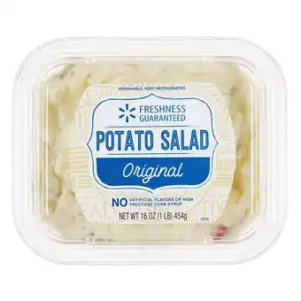 Walmart Freshness Guaranteed Original Potato Salad, Ready to Serve Small Tub, 16 oz (Refrigerated) offer