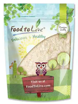 Walmart Jasmine White Rice, 3 Pounds Kosher, Raw, Vegan by Food to Live offer