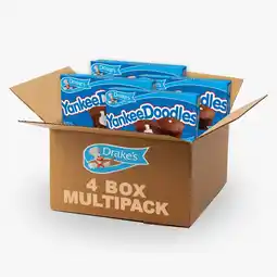 Walmart Drake's Yankee Doodles, 32 Crme Filled Cupcakes (4 Boxes), 40.84 oz offer