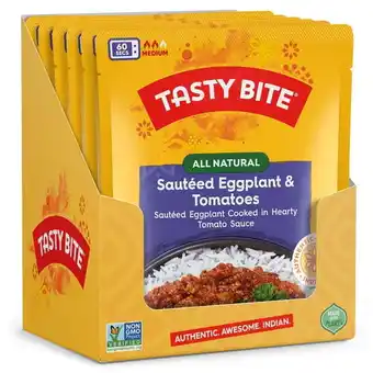 Walmart Tasty Bite Sauted Eggplant & Tomatoes, 10 oz (6 pack) offer