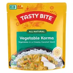 Walmart Tasty Bite Vegetable Korma, 10 oz (6 pack) offer
