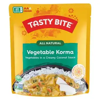 Walmart Tasty Bite Vegetable Korma, 10 oz (6 pack) offer