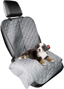 Walmart FurHaven Pet Car Seat Cover | Quilted Car Seat Cover, Gray, Bucket/Captain Seat offer