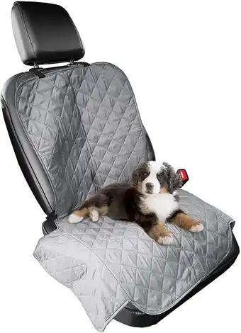 Walmart FurHaven Pet Car Seat Cover | Quilted Car Seat Cover, Gray, Bucket/Captain Seat offer