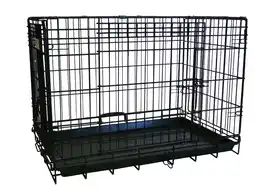 Walmart 30 Foldable Heavy Duty 2 Door Dog Crate offer