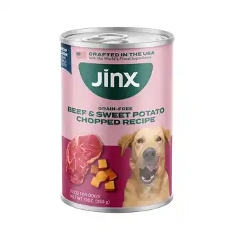 Walmart Jinx Chopped Beef Recipe Natural Wet Dog Food, Grain-Free, 13 oz. Can offer